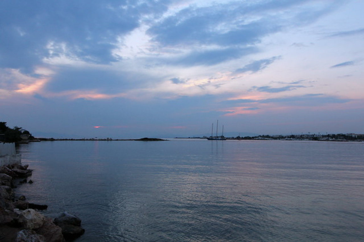 Sunset over Glyfada