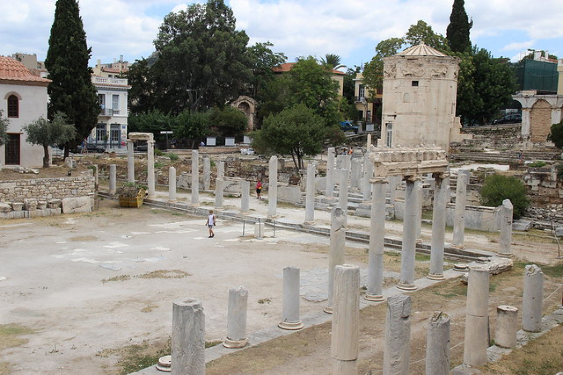 Roman Agora Near Athens Acropolis