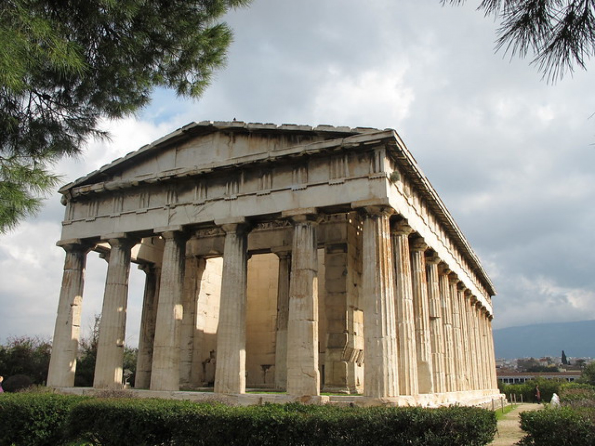athens ancient agora the erechtheion