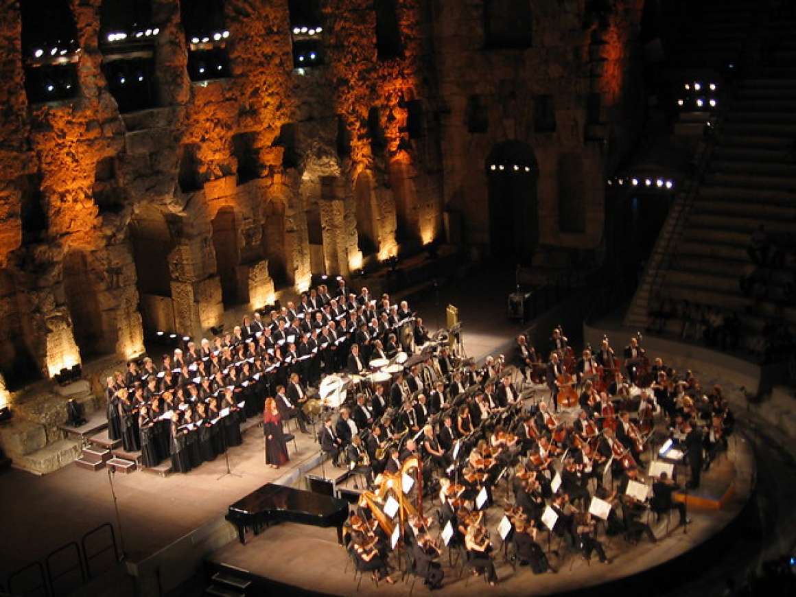 'Bolshoi Orchestra, Odeon of Herodes Atticus' - Athens