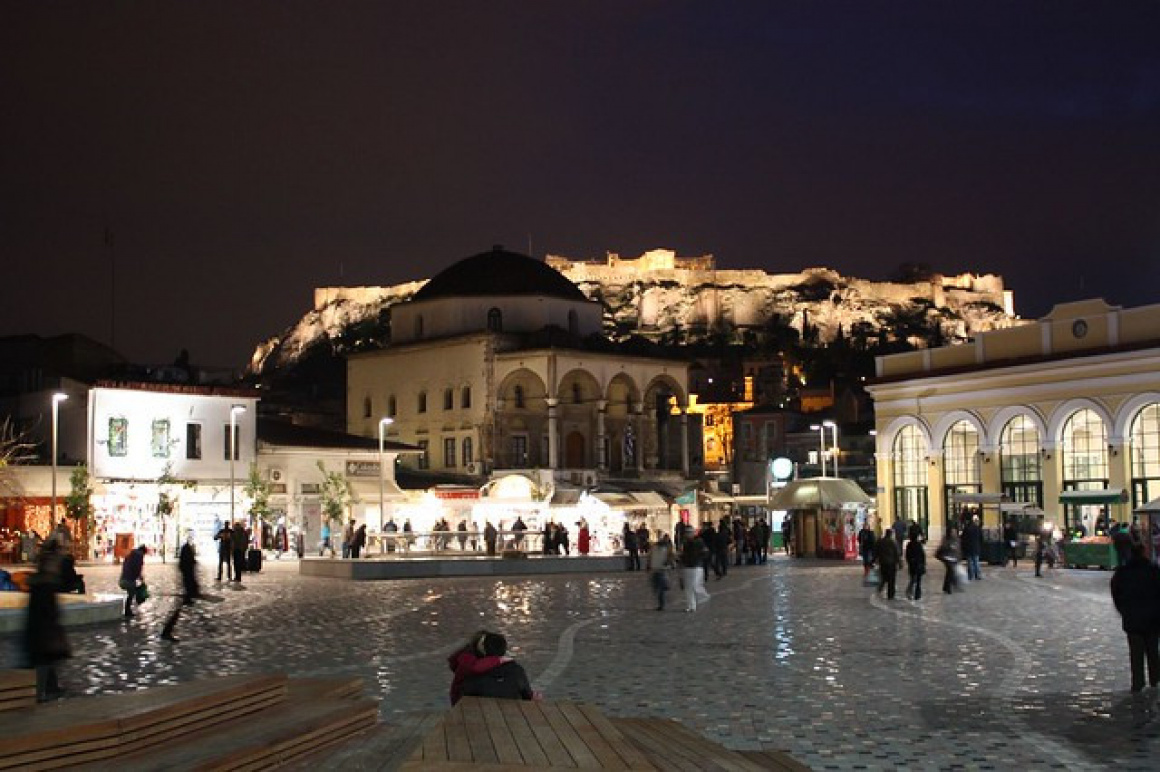 Monastiraki by Night 01