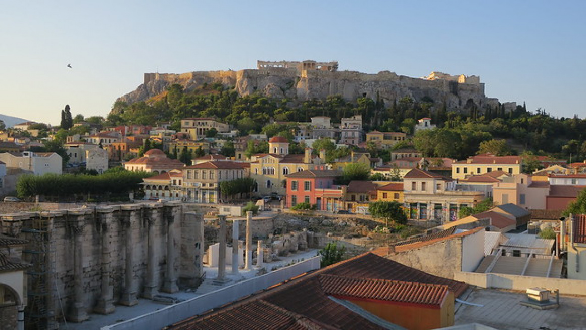 Acropolis of Athens from Monastiraki